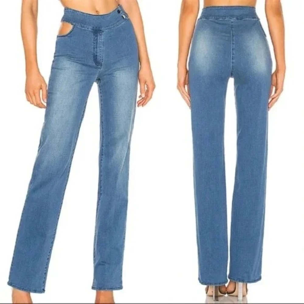 I.AM.GIA Kayla Side Cut Out Pant Jeans Denim
